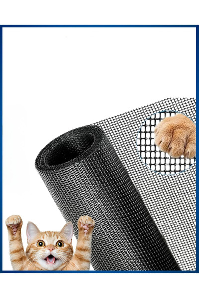 PERA BANYO YIRTILMAZ SİNEKLİK KEDİ TELİ (PET TÜL) (EN: 160 CM - UZUNLUK: 100 CM)