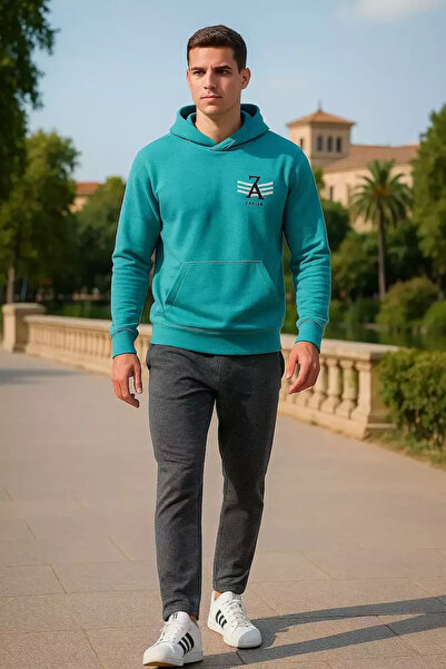 AIR JONES Ανδρική Φόρμα Air Zones - Γαλάζιο & Γκρι