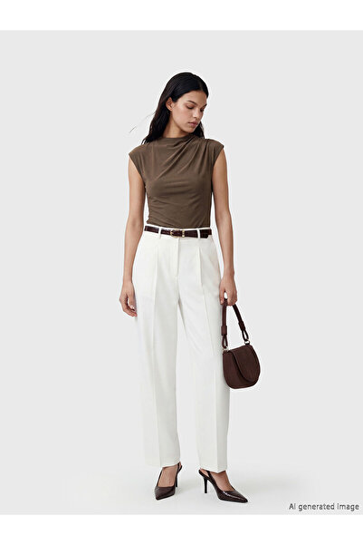 LC Waikiki NEVAVM Farkıyla LCW Vision Λευκό Γυναικείο Παντελόνι Standard Fit ...