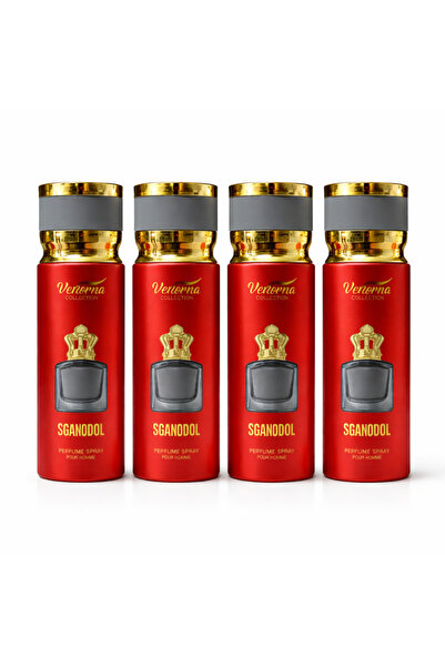 Verona Collection Σετ 4x Σπρέι Σώματος Sganodol 250ml – Φρέσκο & Κομψό Ανδρικ...