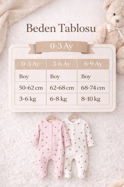 My Babies Label طقم من قطعتين من الجمبسوتات المزينة بالزهور للفتيات الصغيرات - قماش قطني 100%
