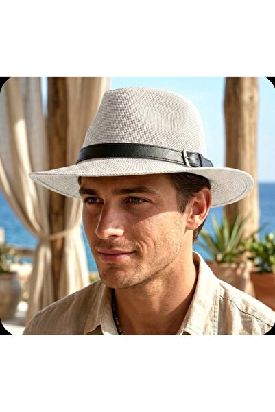 aseh shop Pălărie Fedora Pălărie de plajă din paie