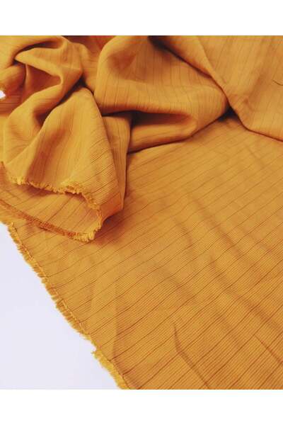 Kumaş Parça Συνθετικό υφαντό ύφασμα Modal Viscose σε χρώμα καφέ-πορτοκαλί 150...