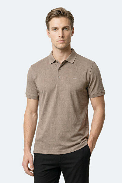 Slazenger Ανδρικό μπλουζάκι ZANY Polo Neck Mink