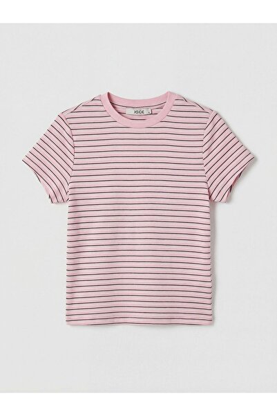 LC Waikiki Tricou cu dungi XSIDE pentru damă