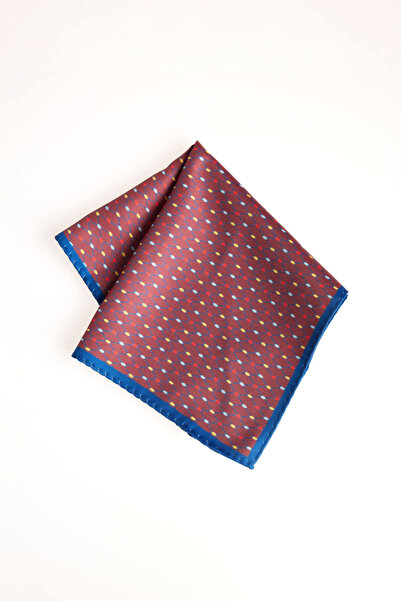 ALTINYILDIZ CLASSICS Ανδρικό μαντήλι με κόκκινο-ναυτικό μπλε σχέδιο