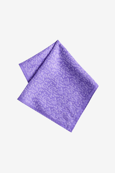 ALTINYILDIZ CLASSICS Ανδρικό μαντήλι με μωβ σχέδια