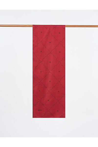 Kayra Signature Figured Monogram Shawl Red