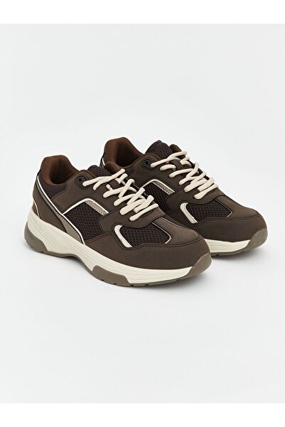 LC Waikiki Γυναικεία αθλητικά παπούτσια LCW STEPS με λεπτομέρεια από δέρμα φι...