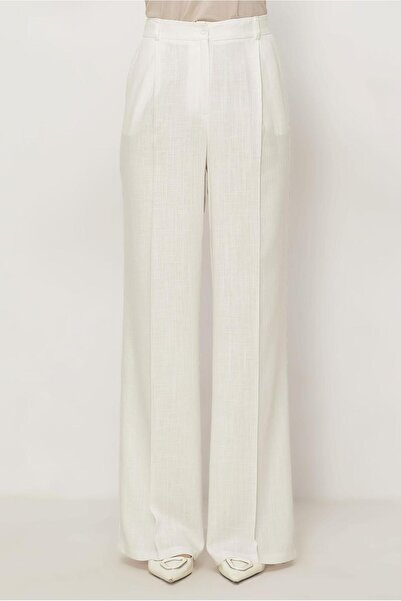 Alvina Παντελόνι από λινό με φαρδιά μπατζάκια 70986