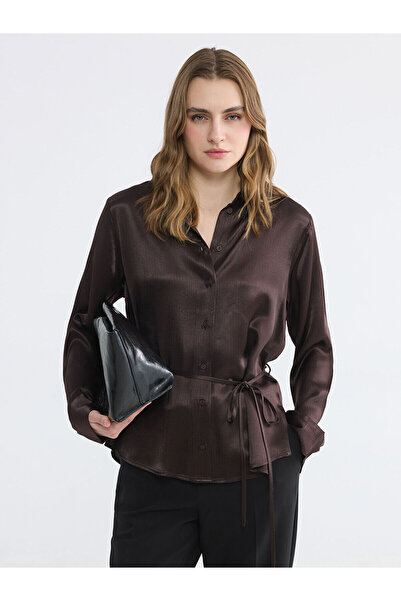 LC Waikiki Nevavm with a Difference, Lcw Everyday Brown Women's Belted Waist ...