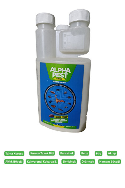 BİOHEK Alpha Pest 500ML Tüm böceklerde 60 gün koruma garantili Böcek İlacı