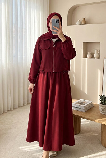 Modamorfo Σετ Dabıl δύο τεμαχίων με φερμουάρ μπροστά, ελαστική μέση και λαβές...