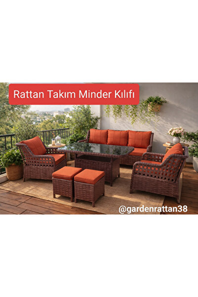 Rattano Garden Minder Kılıfı Mobilya fiyata dahil degildir