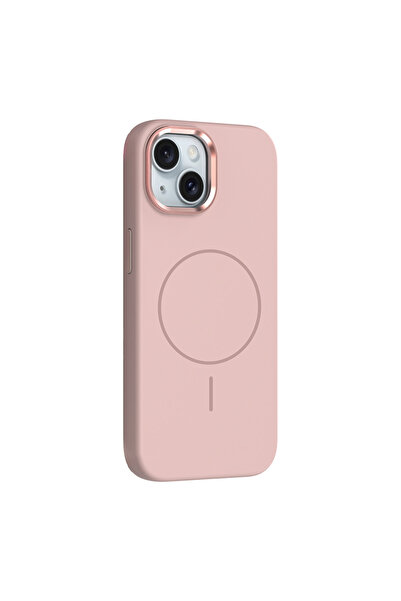 UnDePlus Apple iPhone 13 Kılıf M-Safe Şarj Özellikli Kaymaz Silikon Edi Kapak