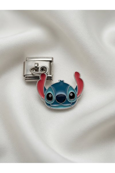 ahsenaksesuar2025 Select & Combine) Buy 3 Get 2 Blue Stitch Italian Bracelet Compatible Charms 316L