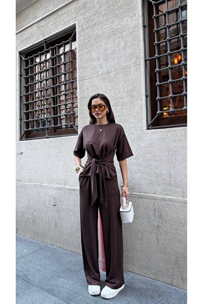 MareandCo Modal Suit with Waist Tie Detail