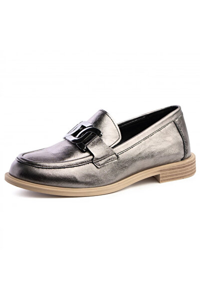 OEM Genuine leather shoes 3890 silver