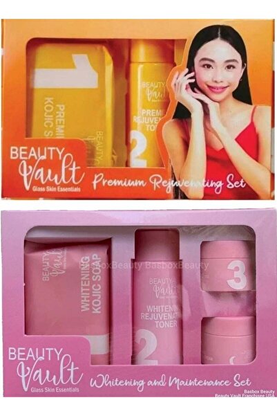 Beauty Vault مجموعة تجديد البشرة الفاخرة ومجموعة التبييض والصيانة