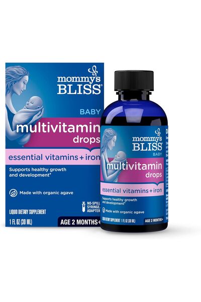 Mommy's Bliss ماميز بليس فيتامينات متعددة + حديد للأطفال