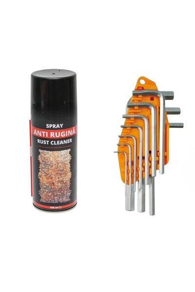 Universal Σετ 10 εξαγωνικών κλειδιών - 1.5/2/2.5/3/4/5/6/7/8/10 χιλιοστά -, χ...