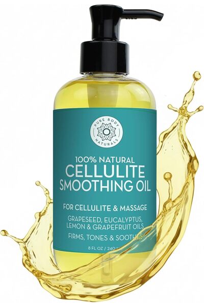 PURE BODY NATURALS زيت تدليك السيلوليت
