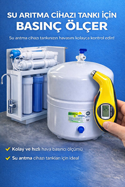 SPRİNG Su arıtma tankı basınc ölçer