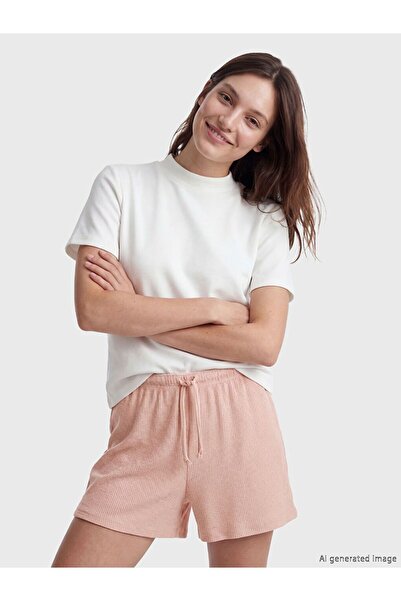 LC Waikiki LCW DREAM Γυναικείο σορτς πιτζάμα με ελαστική μέση και υφή