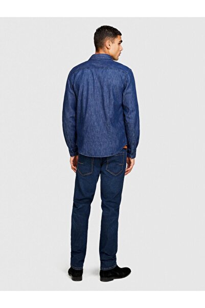 Sisley Stockholm Slim Fit Stretch Denim Trousers Men's Colorful Pants - 323A4...