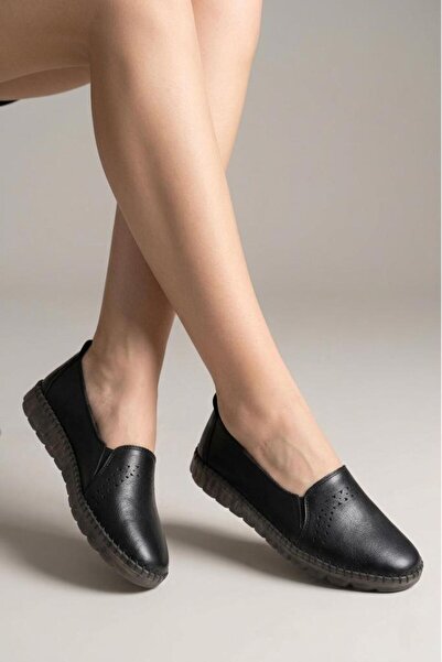 PİSAGOR Ps-551 Women's Genuine Leather Orthopedic Casual Shoes