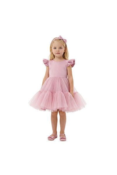 ddaniela D' Daniela - Front Ruffled Mesh Dress - Multicolor - 6Months to 5Years