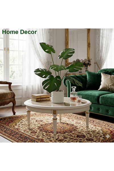 MirageBotanics 60cm Artificial Monstera Trees Faux Plant with White Pot Pot for Indoor Office Garden Home Decor