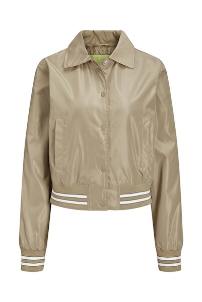 JJXX JXOPAL VARSITY BOMBER OTW Γυναικείο Μπεζ Παλτό - 12248534