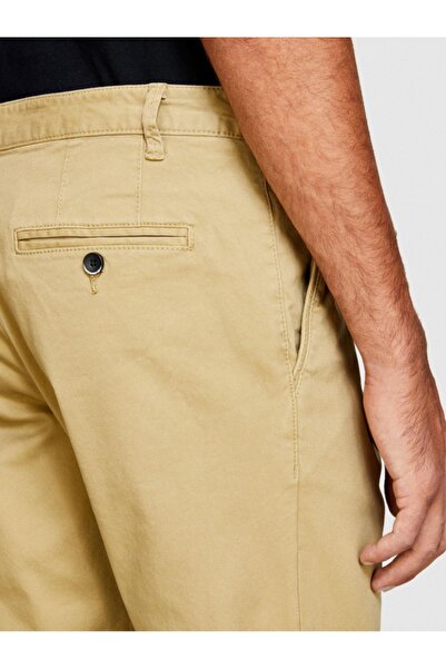 Sisley Men's Slim Fit Vintage Effect Chino Trousers 323A4Dm6Sf02Y-Sis25R