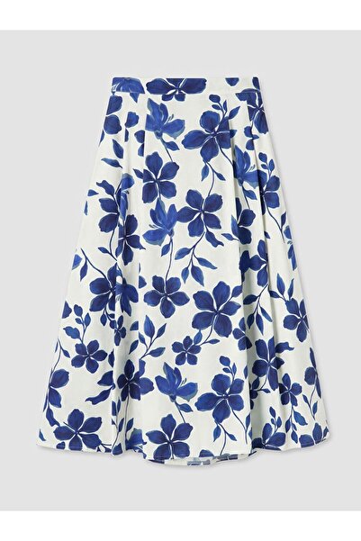 LC Waikiki Lcw Vision Beli Zippered Floral A-Line Skirt