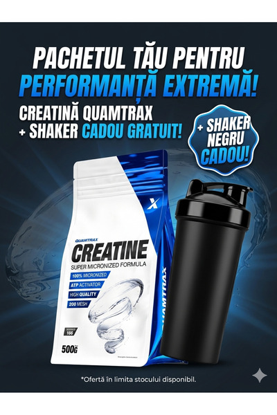 Quamtrax Creatină Monohidrată Micronizată 500g
