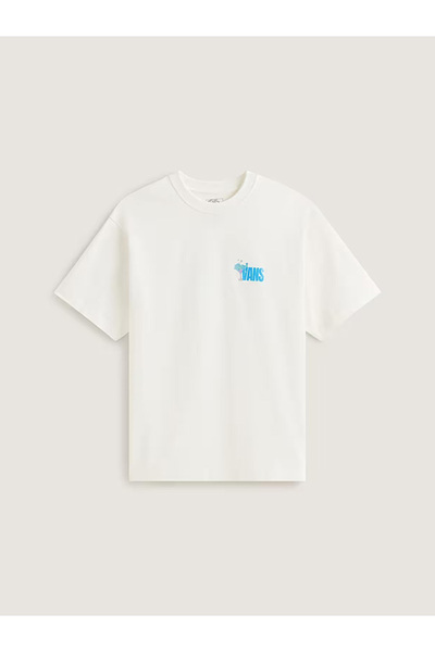 Vans Ανδρικό λευκό μπλουζάκι Bar Hopper SS Tee - VN000TQP