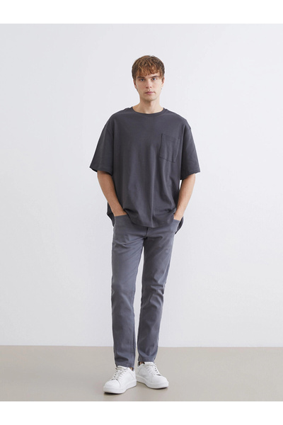 LC Waikiki Ανδρικό τζιν παντελόνι LCW Jeans Anthracite 750 Slim Fit