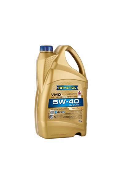 RAVENOL VMO SAE 5W-40 5L – Συνθετικό Mid SAPS BMW LL-04, MB 229.51, VW 505 01...