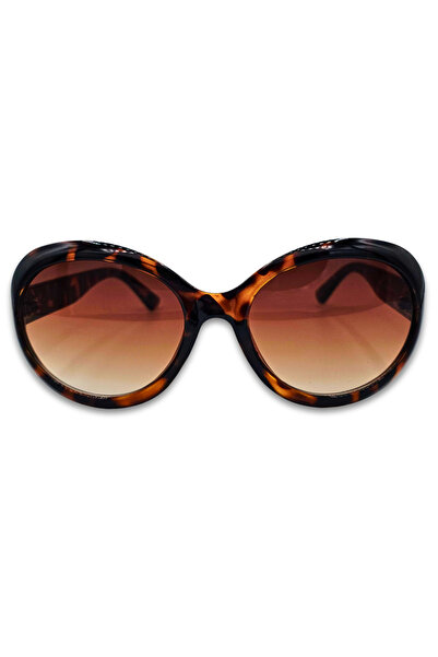 Matteo Ferari Γυναικεία γυαλιά ηλίου με animal print, καφέ φακούς, προστασία ...