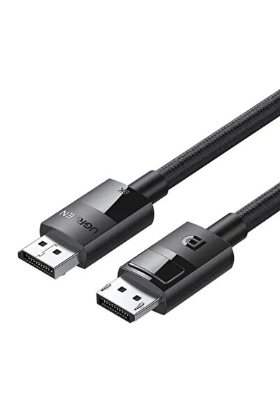 Ugreen كابل DisplayPort 1.4 مجدول بطول 2 متر أسود DP114-80392