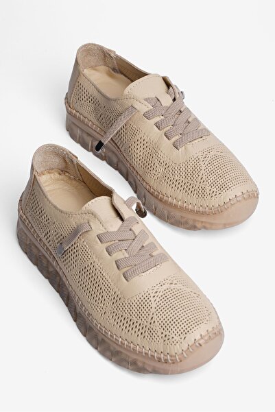 Mubiano Γυναικεία παπούτσια casual από γνήσιο δέρμα με άνετη εύκαμπτη σόλα κα...