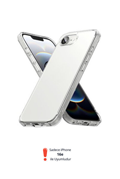[Transparent Mica] iPhone 16e Compatible HARD Transparent Mica DOES NOT YELLOW Slim Fit Dust Proof Case