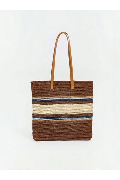 LC Waikiki LCW ACCESSORIES Γυναικεία ψάθινη τσάντα παραλίας