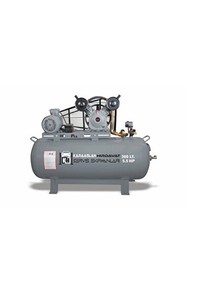 Karaaslan Hırdavat 300 Litre 8 Bar 5,5 HP Hava Kompresörü