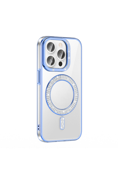 UnDePlus Apple iPhone 14 Pro Max Case Diamond Stone Design M-Safe Karetta Sil...
