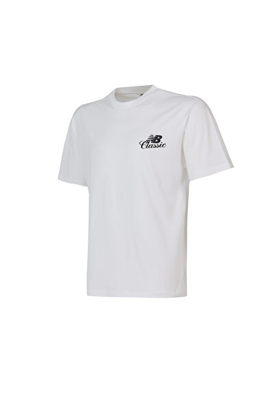 New Balance MNT1643 Λευκό Ανδρικό Μπλουζάκι