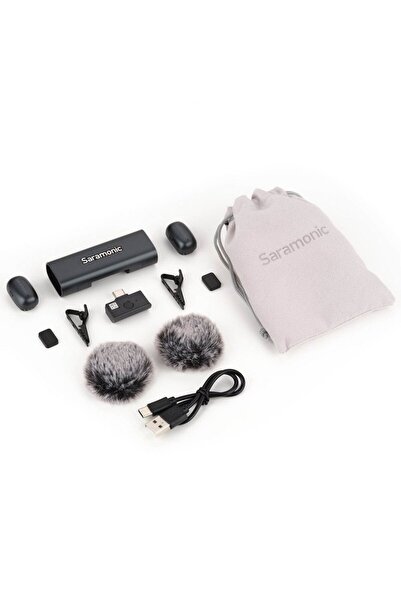 Saramonic Air SE Type-C 2 Kişilik Kablosuz Yaka ve El Mikrofonu