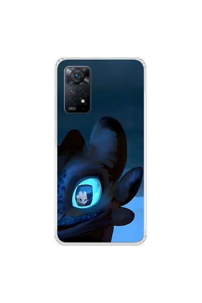PPKin Xiaomi Redmi Note 11 Pro Uyumlu Couple 10/2 Tasarımlı Şeffaf Kılıf