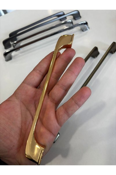 BAŞKAN YAPI HIRDAVAT 160 mm Elegant Sofia Gold Premium Fine Design Luxury Furniture Drawer Cloakroom Kitchen Cabinet Handle